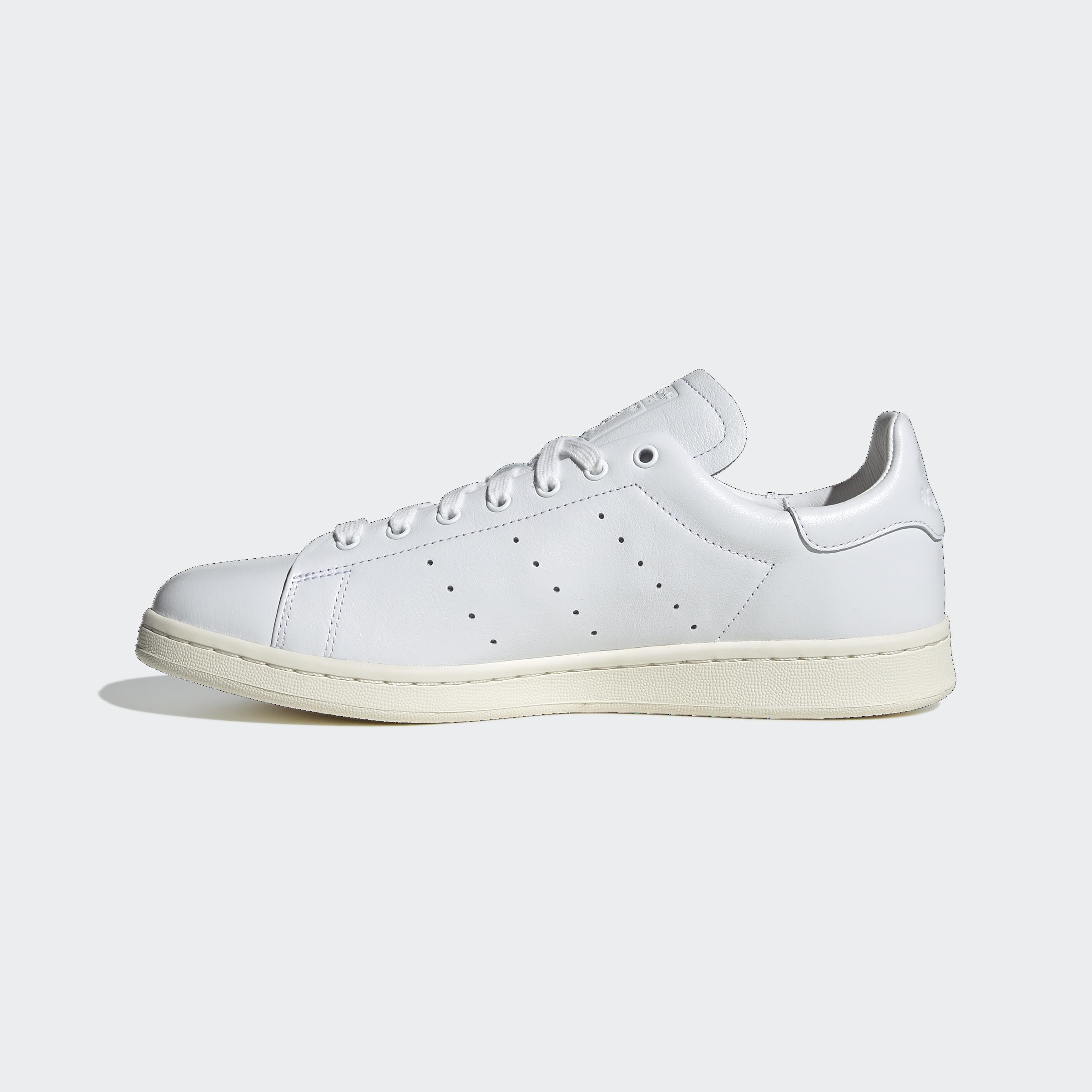 adidas Mens Stan Smith Lux Lace Up Sneakers Shoes Casual - White 5 White