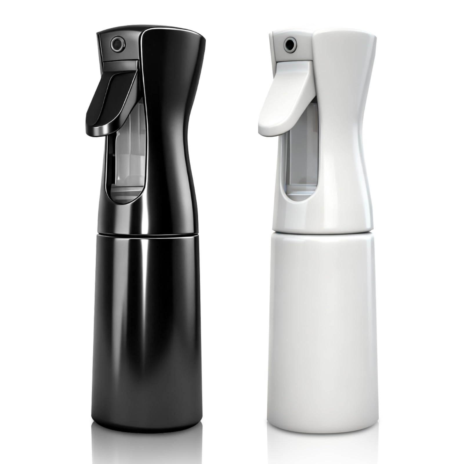 2Pcs Pulverizador Agua, 200ml Spray Agua, Vaporizador, Fina Niebla Pulverizador Continuo, Bote Spray Pulverizador, Atomizador para Peinado, Plantas, Mascotas, Limpieza y Hogar