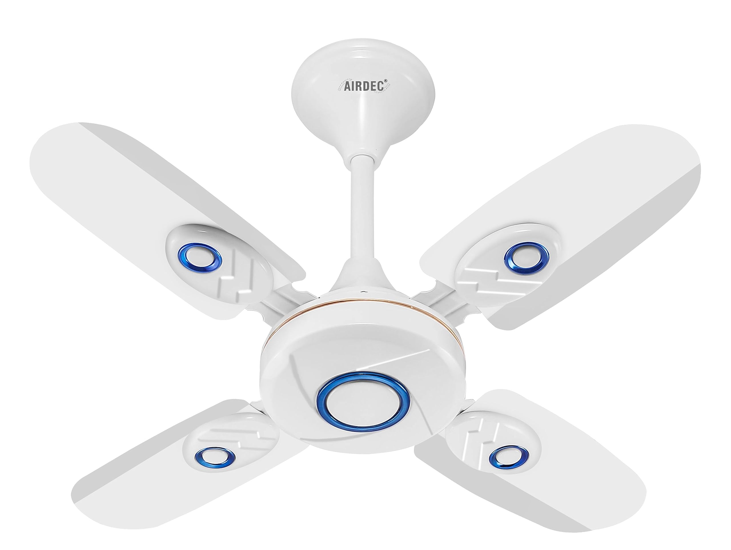 Airdec Raptor 600 mm High Speed Decorative 4 Blade Ceiling Fan (Pack of 1) (White) (B0CF63GVPQ) Amazon Price History, Amazon Price Tracker