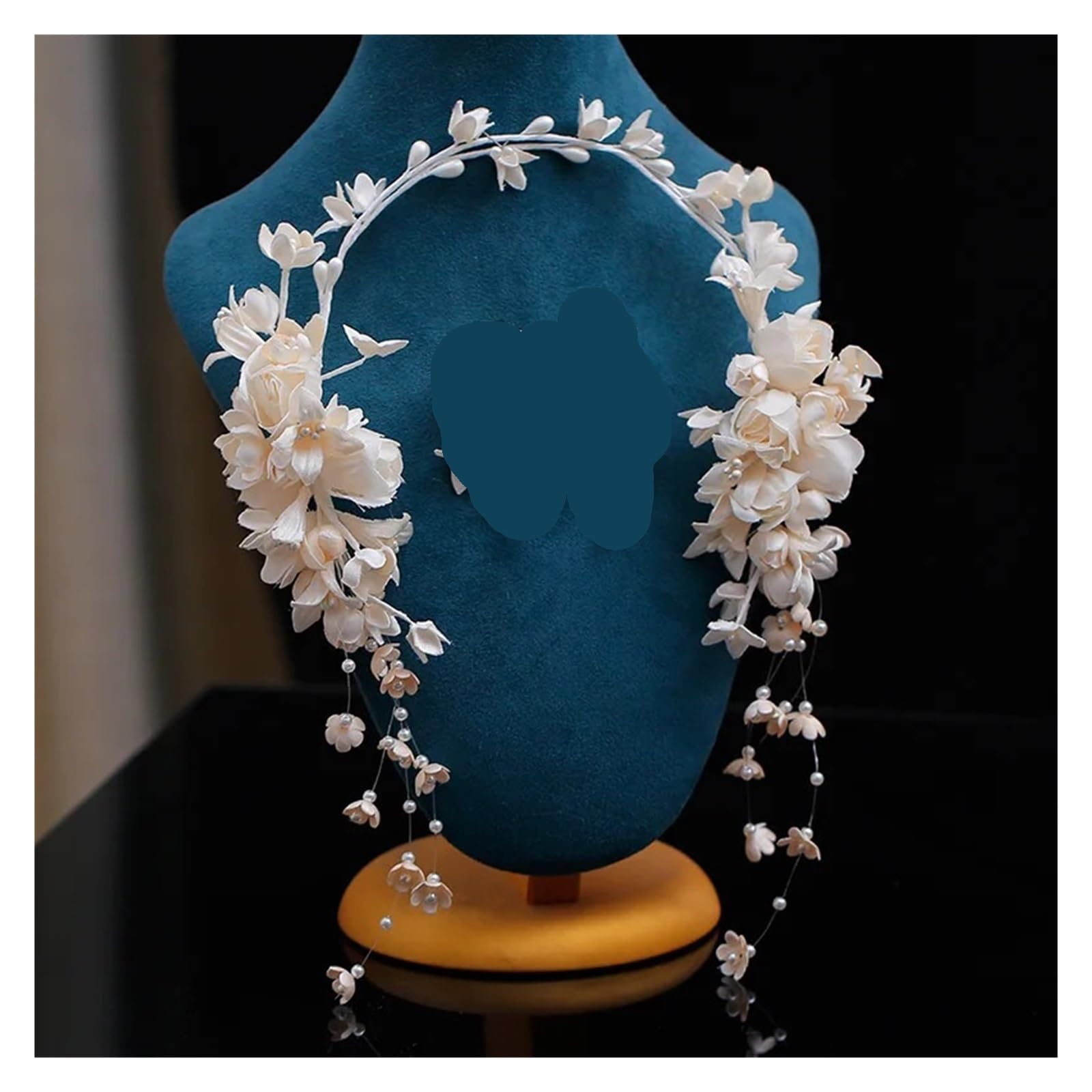 Korean-style Bride Flower Tassel Hair Hoop Garland Beautiful Versatile Studio Photo Wedding Accessories