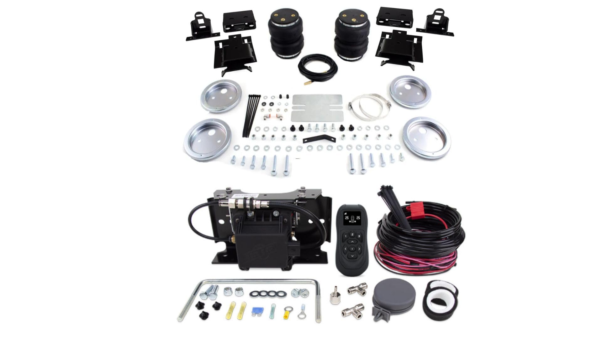 TrendsAuto Air Lift LoadLifter 5000 Air Spring Kit & WirelessAir 2nd Gen Compressor EZ Mount fits 2019 2026 Ram 1500 4WD | Dual-Path Control |
