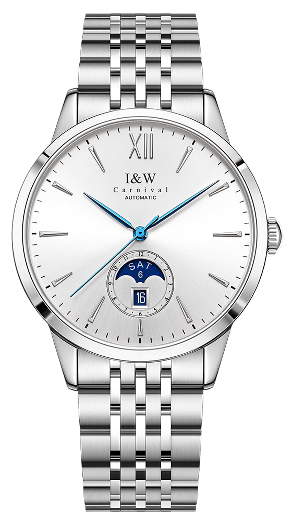 TEINTOP I&W Automatik Uhr Herren Mechanische Uhren Japanische Bewegung Armbanduhren