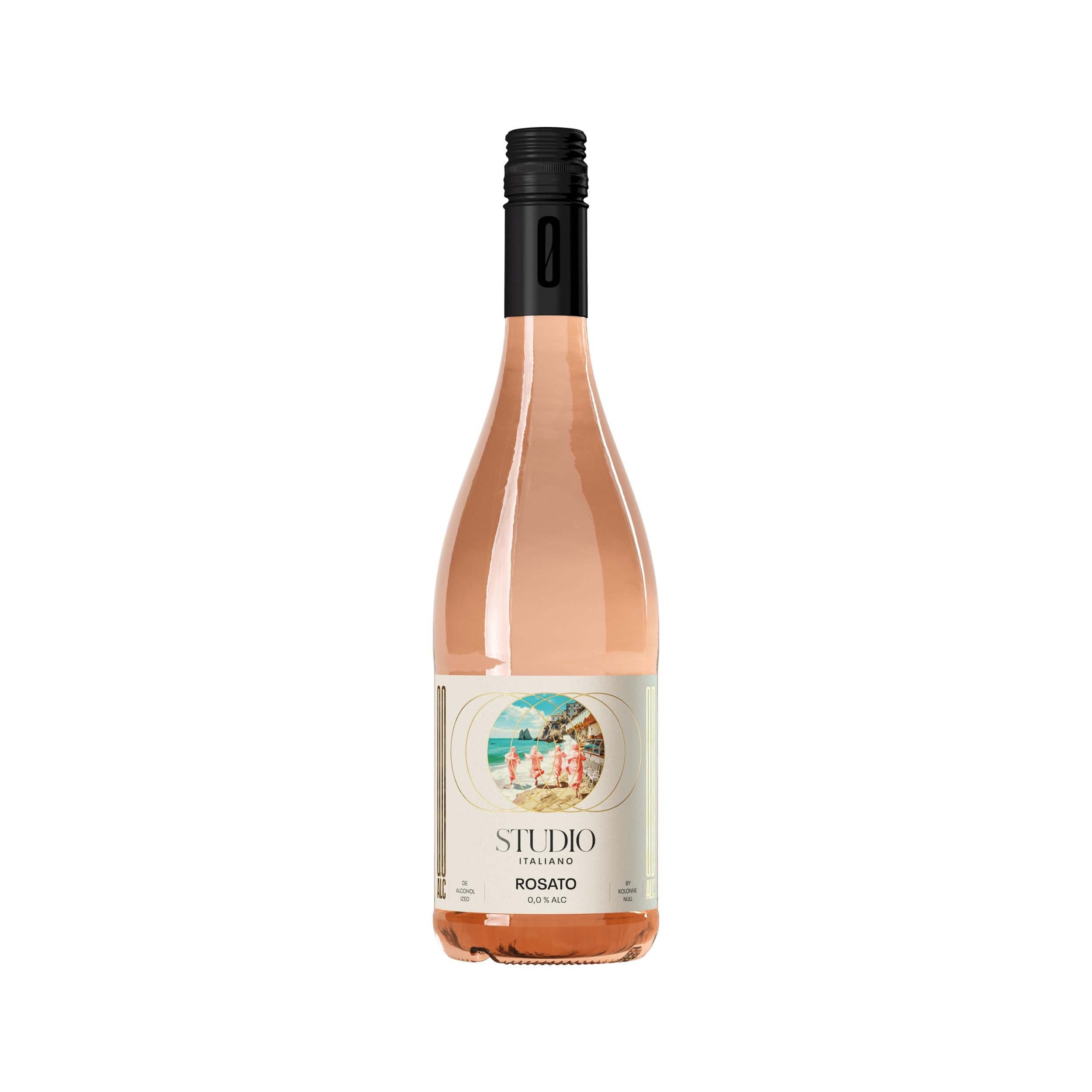 KOLONNE NULL Studio Rosato Roséwein Rosé trocken VEGAN Italien inkl. FeinWert E-Book (1 x 0.75 l)