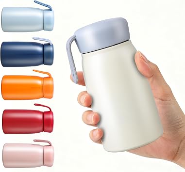 11oz Mini Insulated Water Bottle, Leak-Proof Pocket Size Coffee Cup for Women & Kids, Portable Small Travel Mug