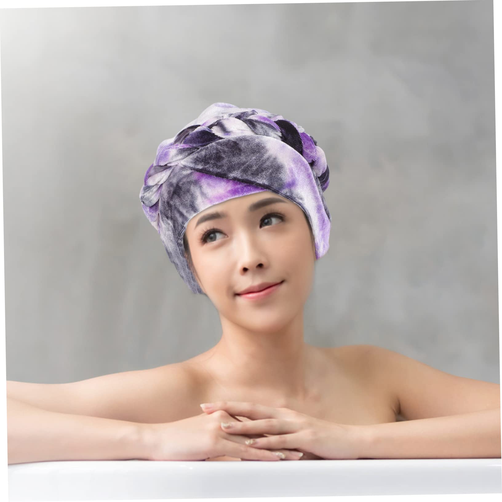 Didiseaon 4piezas Toalla para Secado De Cabello Ultra Absorbente Gorro De para Cabello y Grueso Reducción De Frizz Secado para y