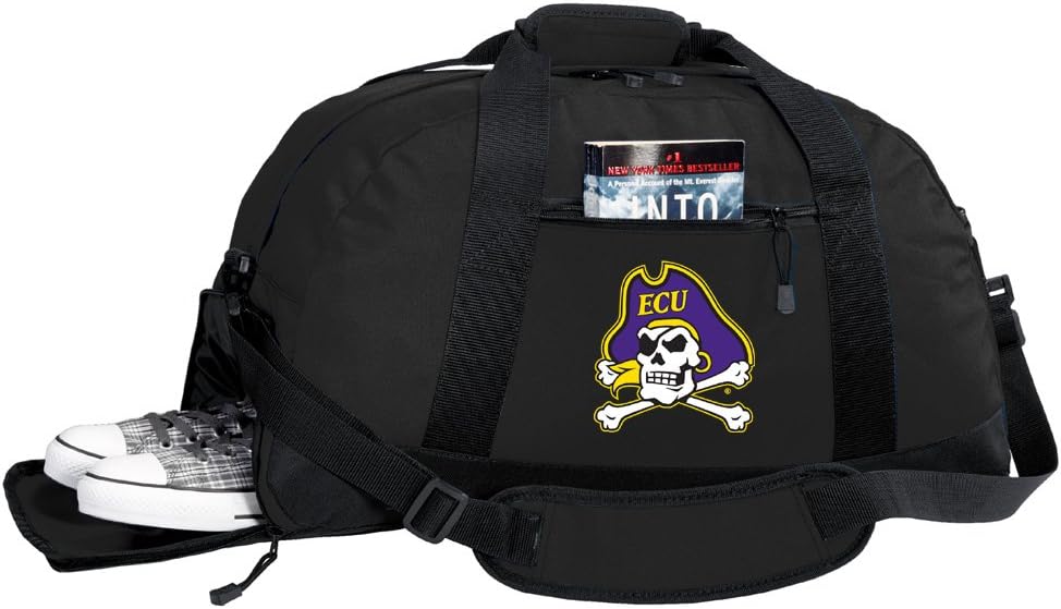 East Carolina University Duffel Bag - ECU Gym Bags w/SHOE POCKET
