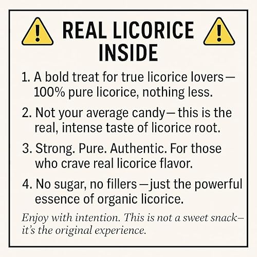 Miniatura 4 de ZOT Regaliz orgánico 100% puro con anís, caja abatible de 88 onzas, juego de 3