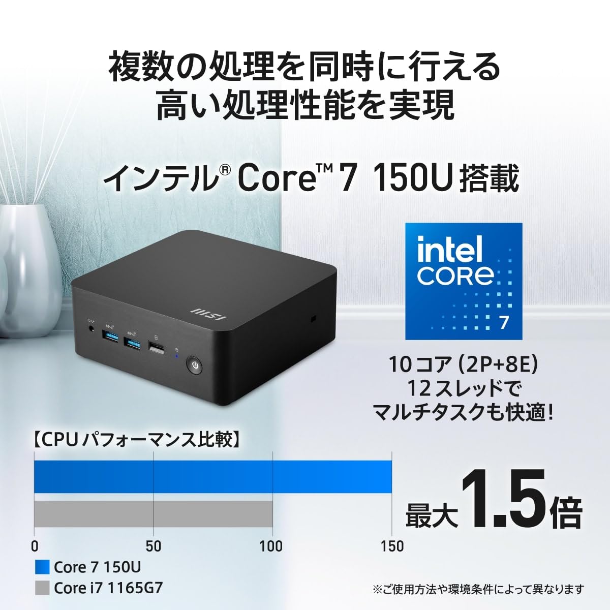 Amazon.co.jp: MSI Cubi NUC 1M-042JP ミニPC Windows 11 Pro/インテル 