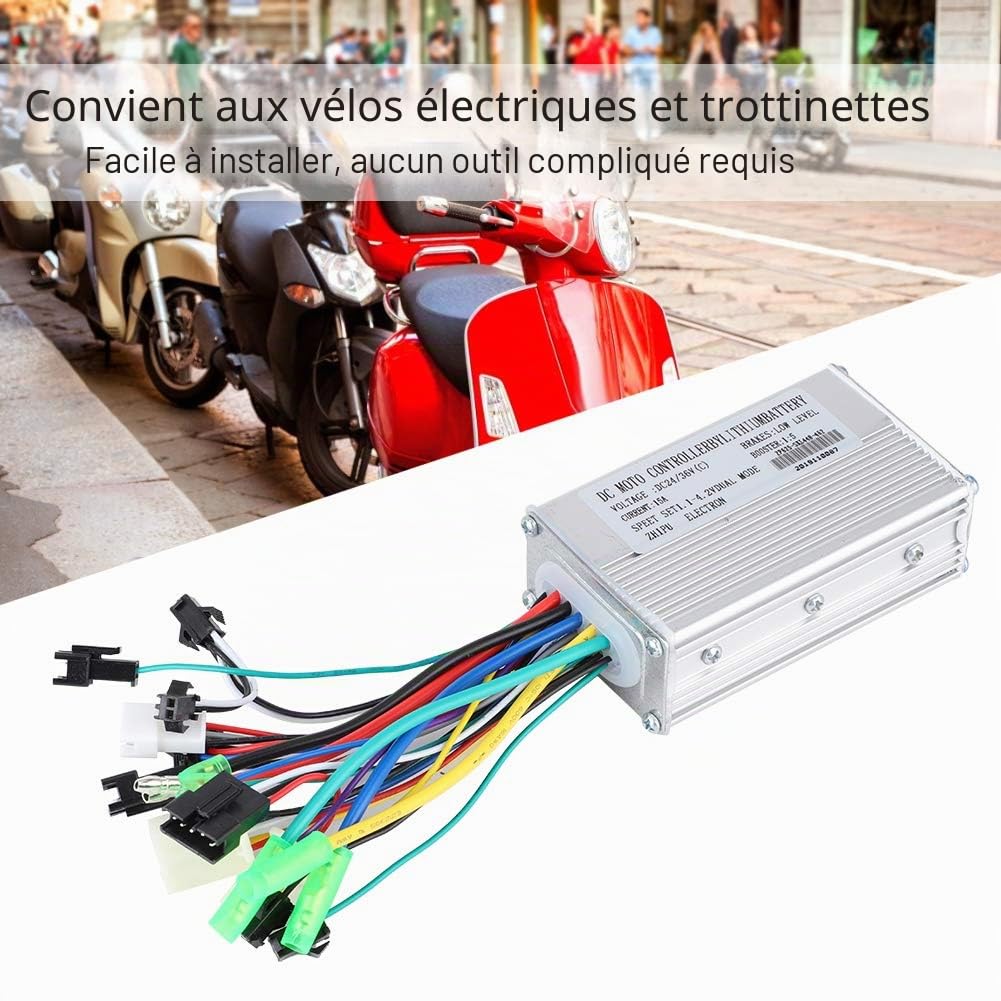 Controleur Velo Electrique, Contrôleur Sans Brosse De Moteur, Contrôleur Scooter Vélo électrique, Sûr Et Durable, pour E-bike Scooter