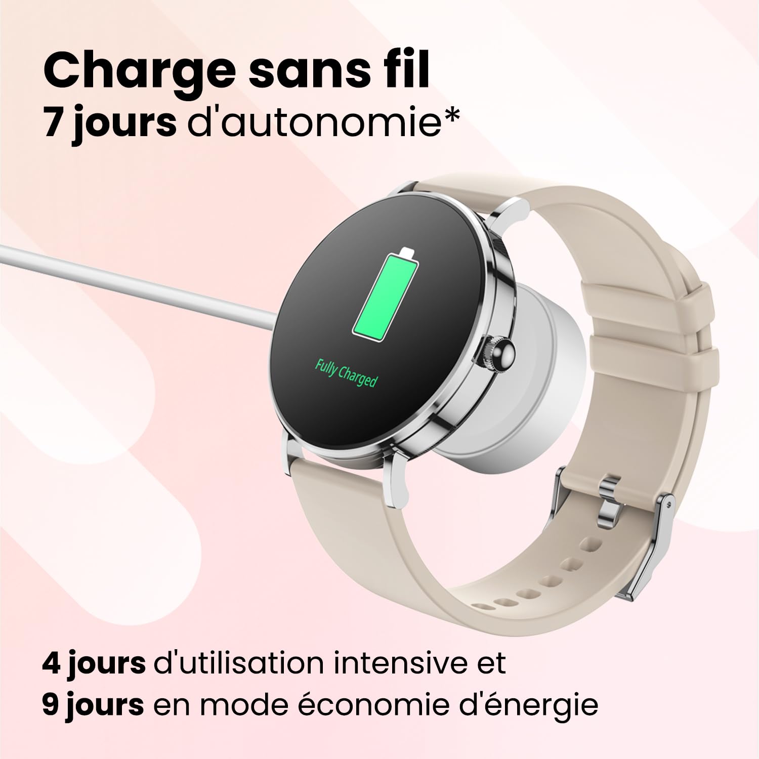 SPC SMARTEE Duo Velvet - Montre connectée AMOLED 1,32"