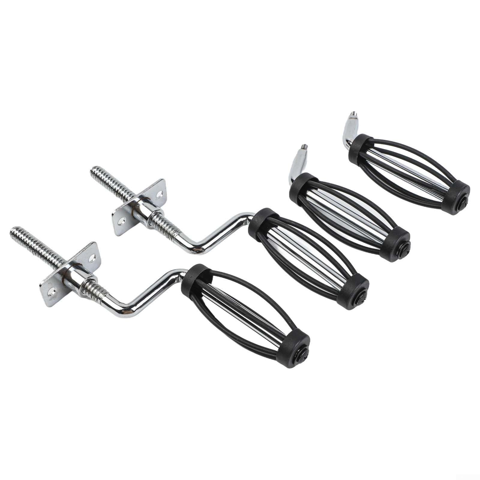 Maniglia per barbecue per Traeger e altre marche, filettatura da 12 mm, ricambio in acciaio inox, presa sicura ad alto calore per affumicatori e stufe a legna (A)