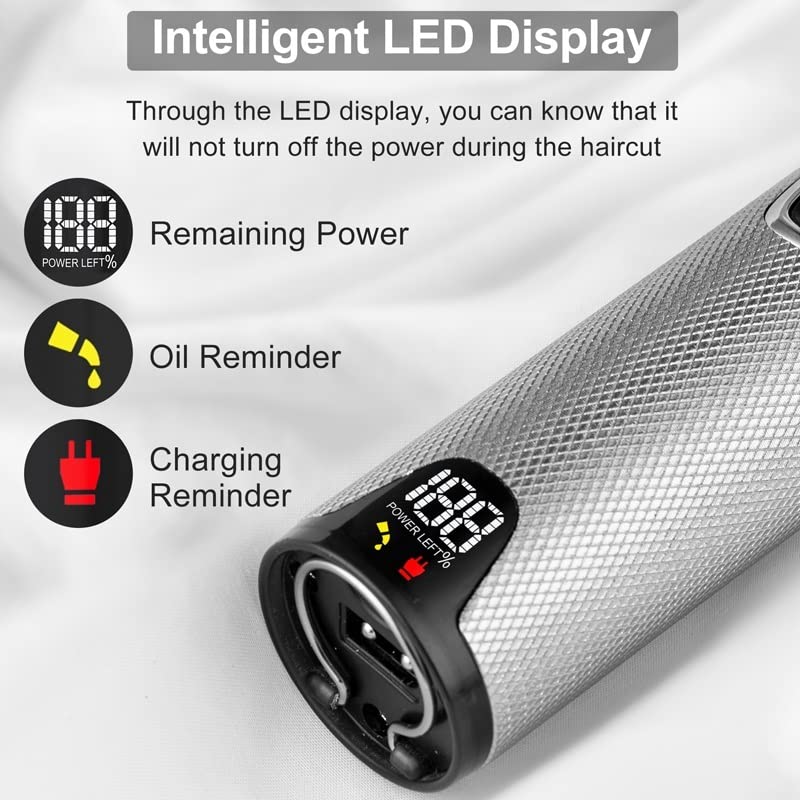 Miniatura 2 de CRIVERS Cortapelos para hombres, máquina de corte de pelo profesional de peluquería potente recortadora de pelo para hombres, máquina eléctrica de