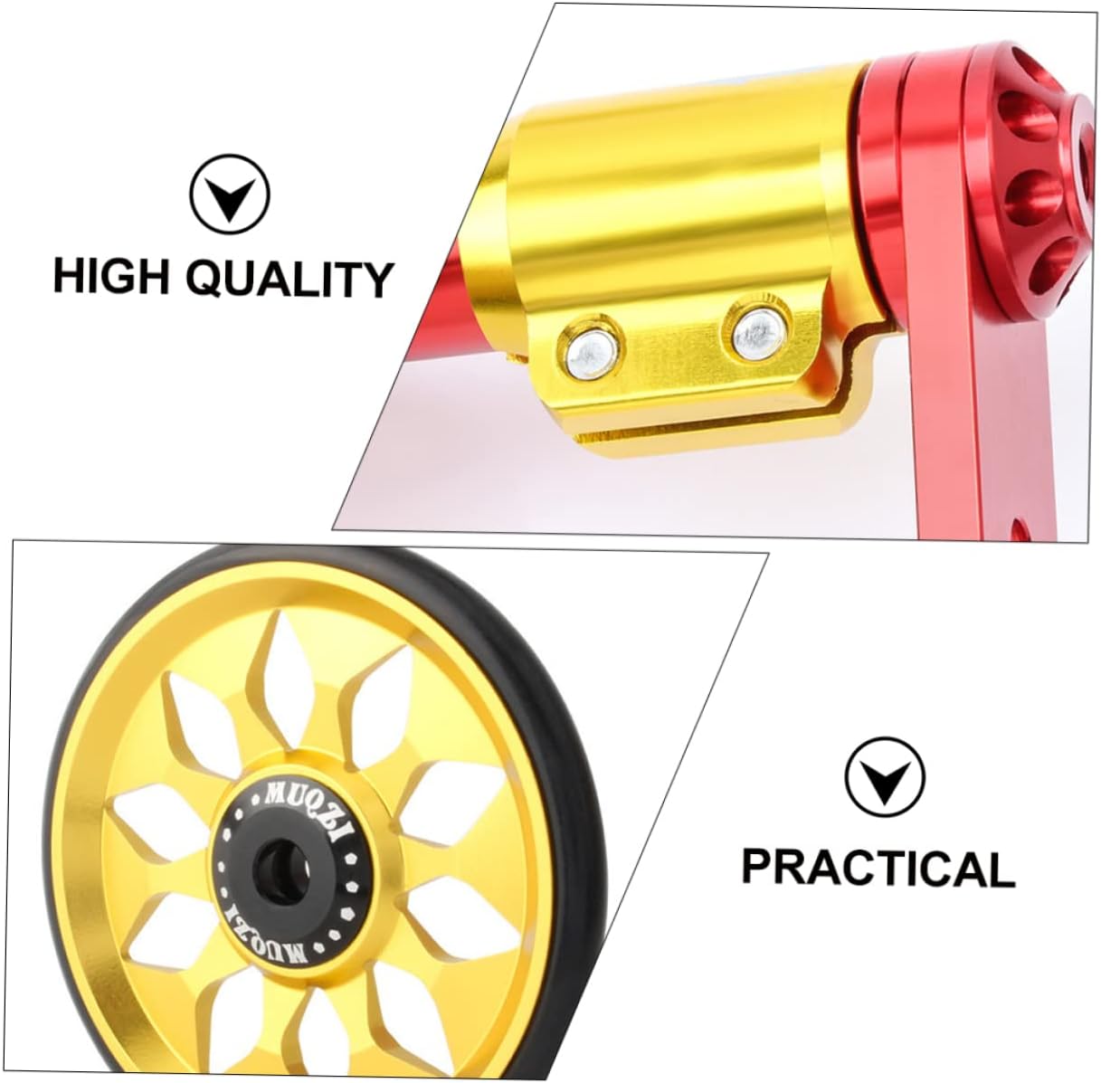 Kisangel 1set Telescopic Extension Rod for Folding Bike Lightweight Cargo Rack Accessory for Enhanced Durability and Easy Installation Compatible Multiple Frame Types