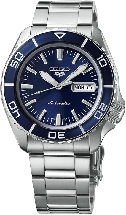 Amazon | Seiko 5 Sports SSK GMT ブラックダイヤル 自動巻きメンズ