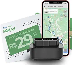 Rastreador 4G Tempo Real + Chip M2M + App | Instalação Rápida E Fácil