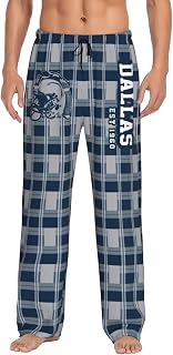 Men's Plaid Pajama Pants Custom Name Number Comfy Drawstring Pajama Lounge Sleep Pants with Pockets