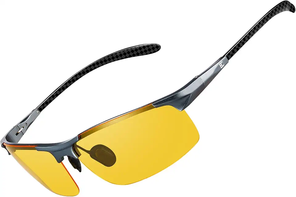 BIRCEN Carbon Fiber Polarized Sunglasses Men