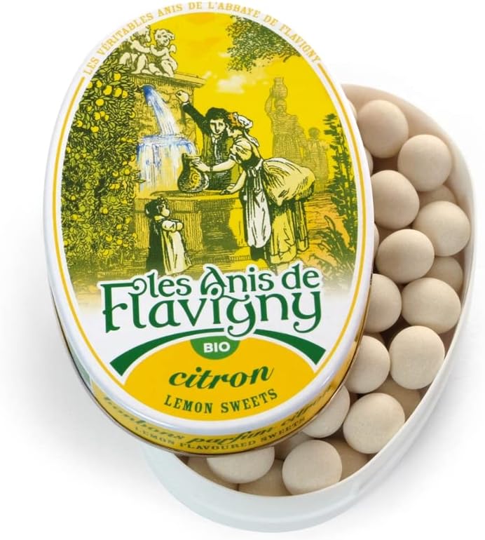 Les Anis de Flavigny Lemon Candies Organic 50g