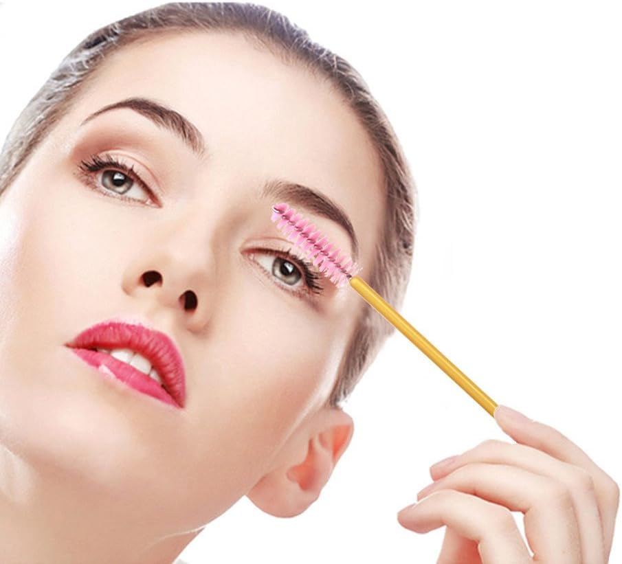 Mascara Wand Eyelash Brush Disposable Eye Lash Applicator Makeup Tool Kit,