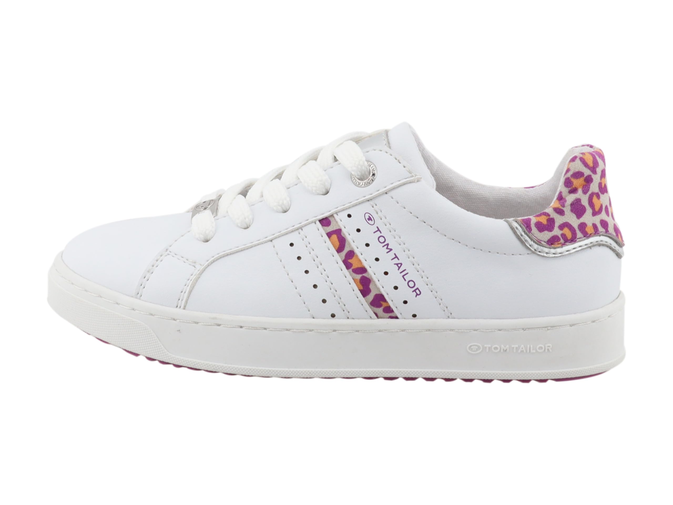 Tom Tailor Kids Girl's 9570080007 Sneaker, White, 1 UK