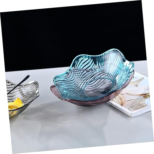 Miniatura 2 de BESTonZON Plato de plástico Platos de plástico Bandeja de aperitivos Bandejas de aperitivos Cuencos para servir Cesta de frutas Plato de plástico