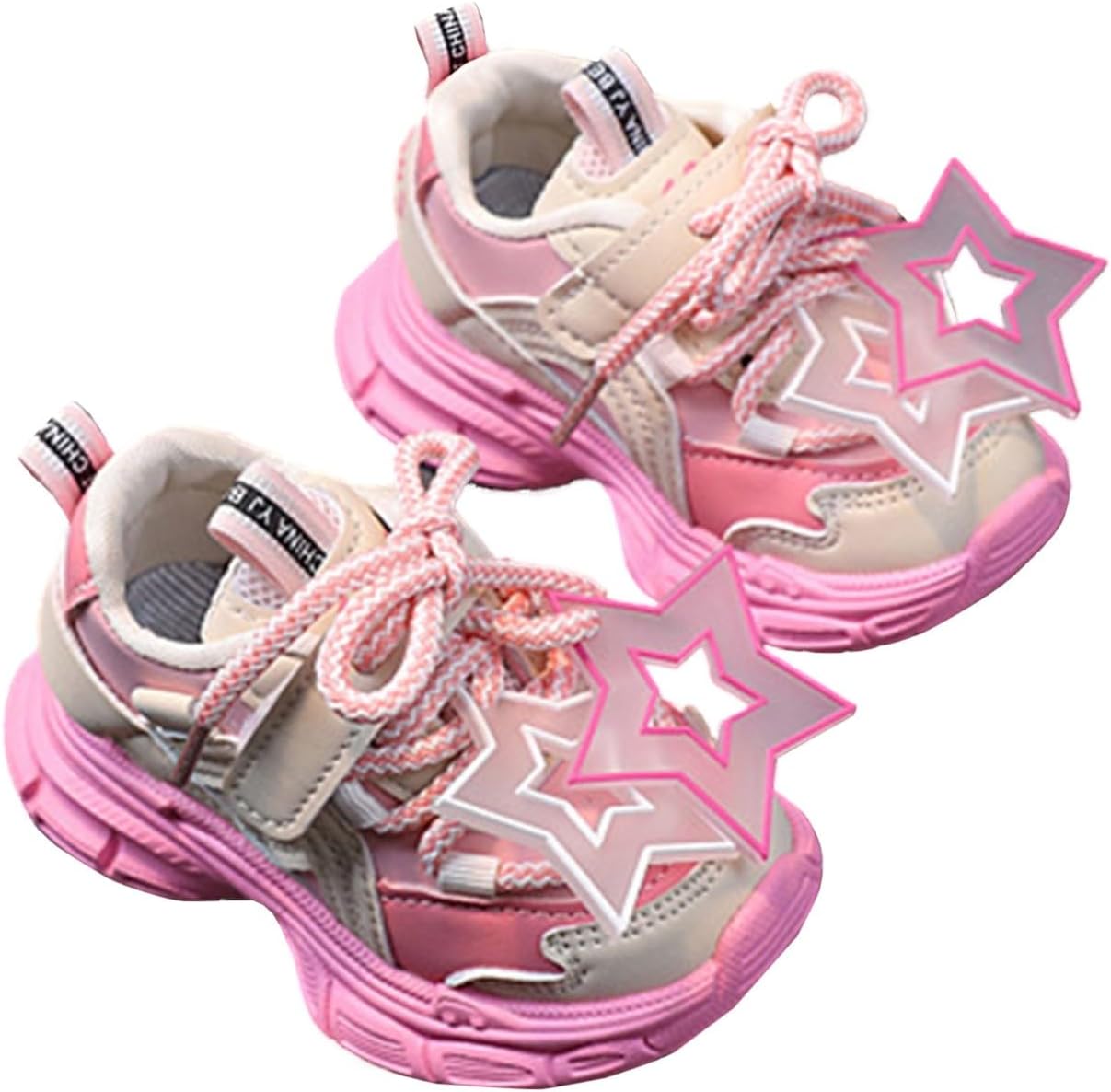 IWIHMIV Running Shoes for Girls Kids Sneakers for Boys Toddler Breathable Athletic Tennis Shoes Lightweight Comfy Walking Shoes