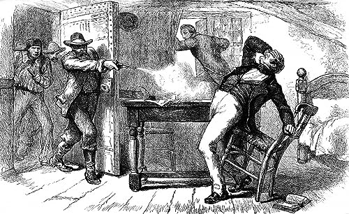 Poster artistique Joseph et Hyrum Smith impression toile canvas de qualité