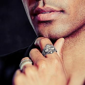 Amazon | [FORFOX] メンズ レディース フルール ド リス リング