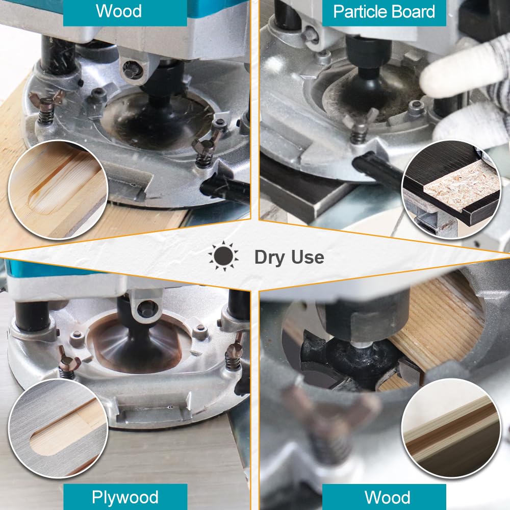 CNC Spoilboard Surfacing Router Bit,1/2 inch (12.7mm) Shank 2 inch (50mm) Cutting Diameter - Image 4