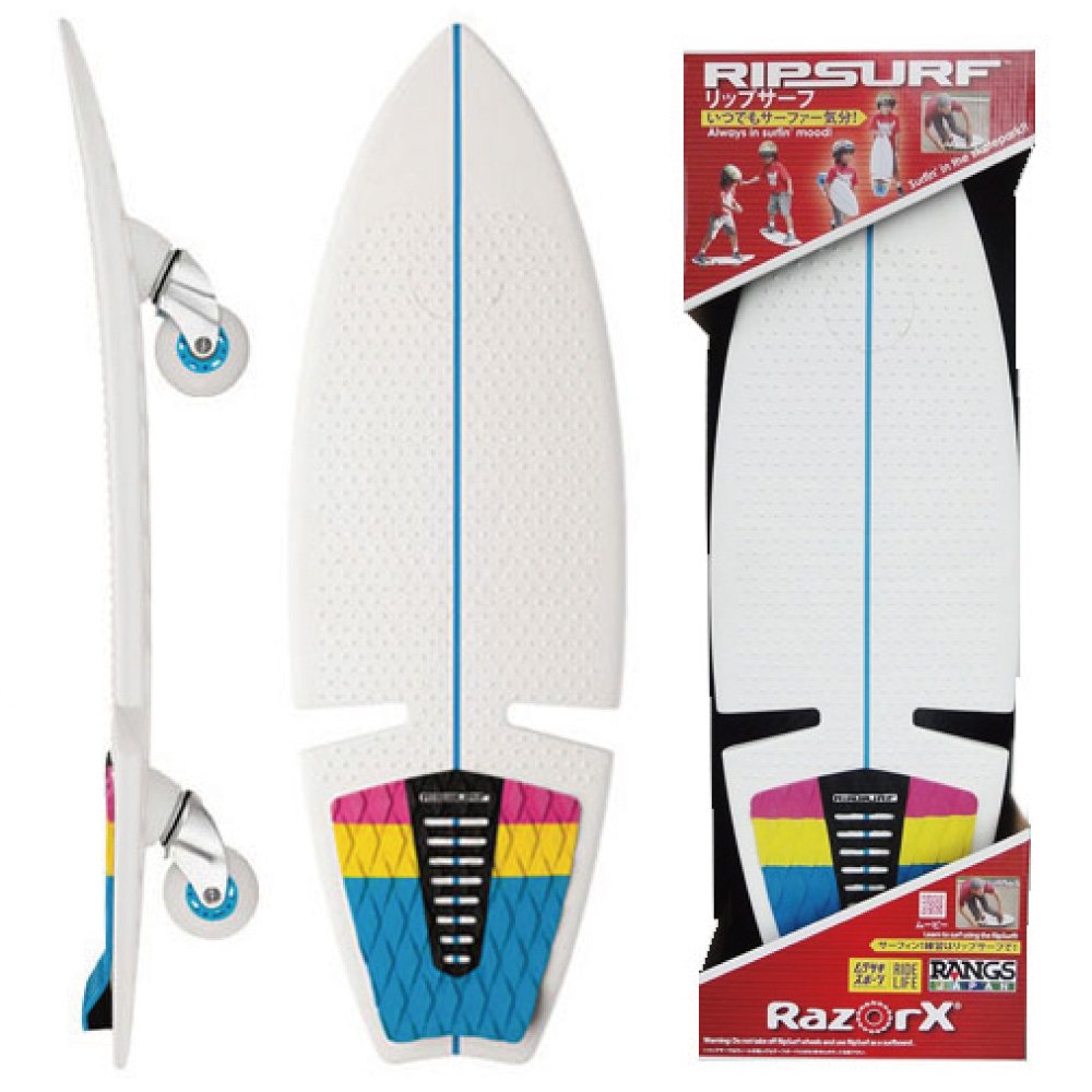 Razor Ripsurf- Cmyk skateboard a due ruote di colore bianco