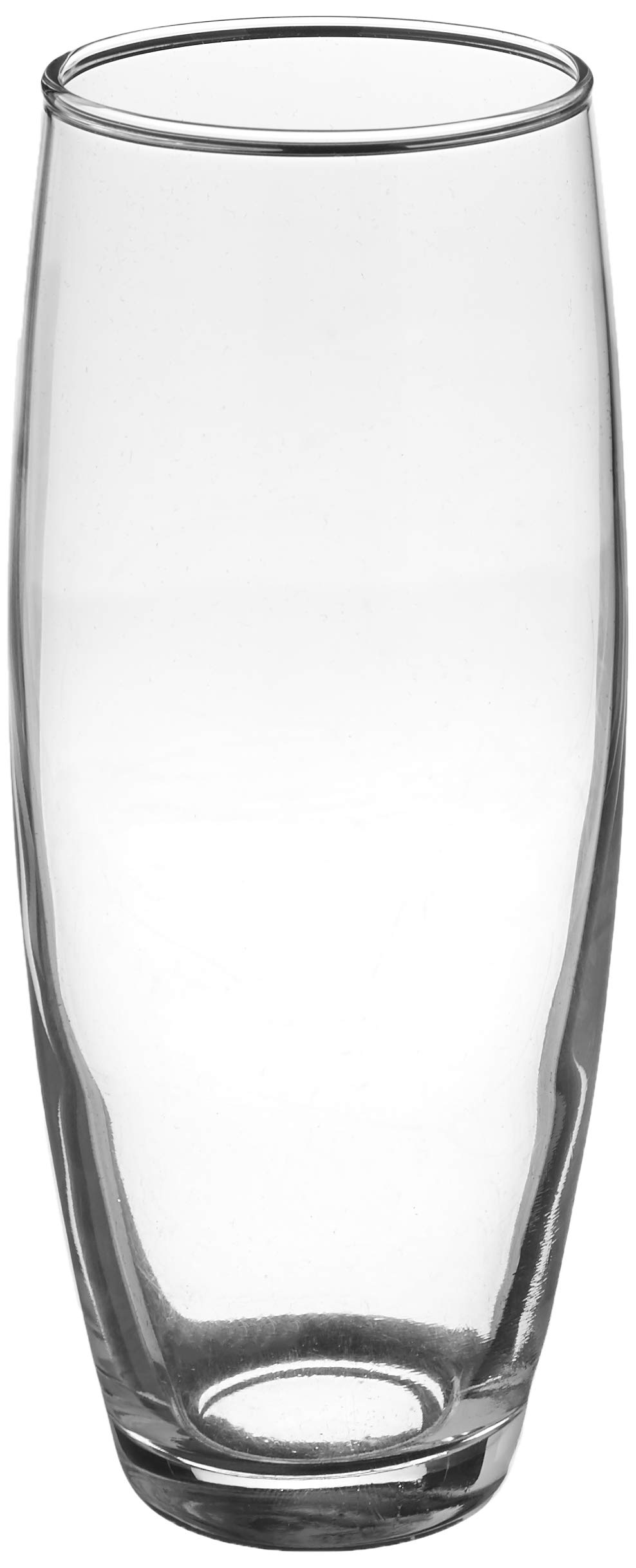 Luminarc Cachet 9-Ounce Stemless Flute Glasses, 12 Pack, Clear, 2.0