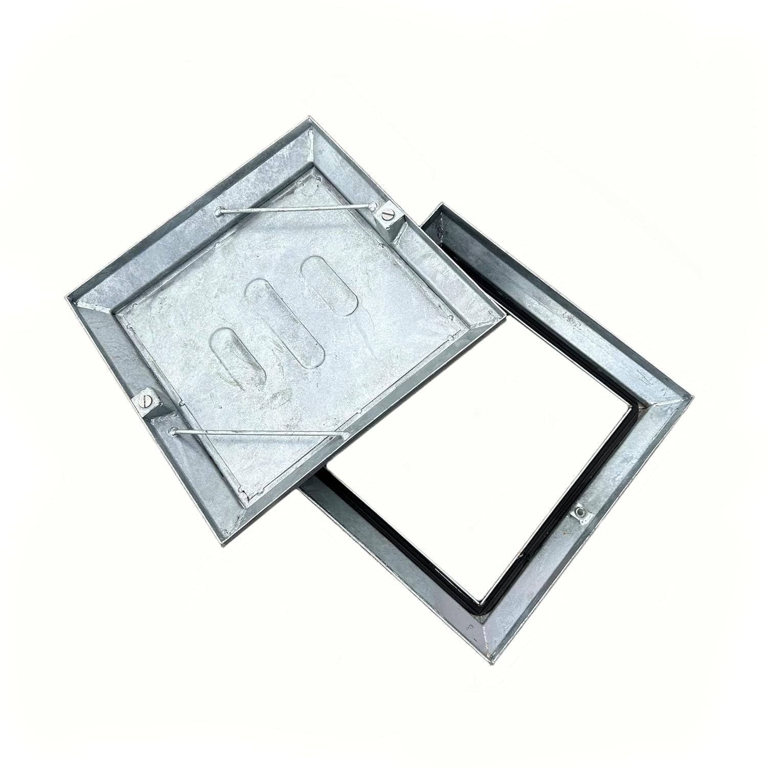 Recessed Double Sealed Manhole Cover & Frame 380mm×380mm 45mm tray depth