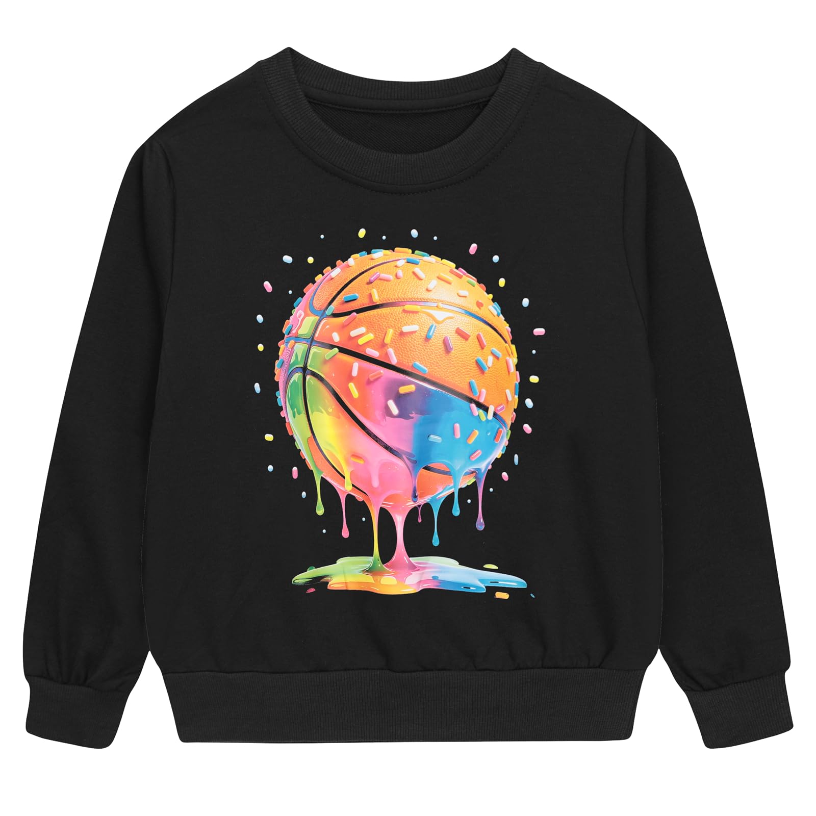 Funnycokid Boys Sweatshirts Toddler Long Sleeve Pullover Crewneck Tops 2-6Y