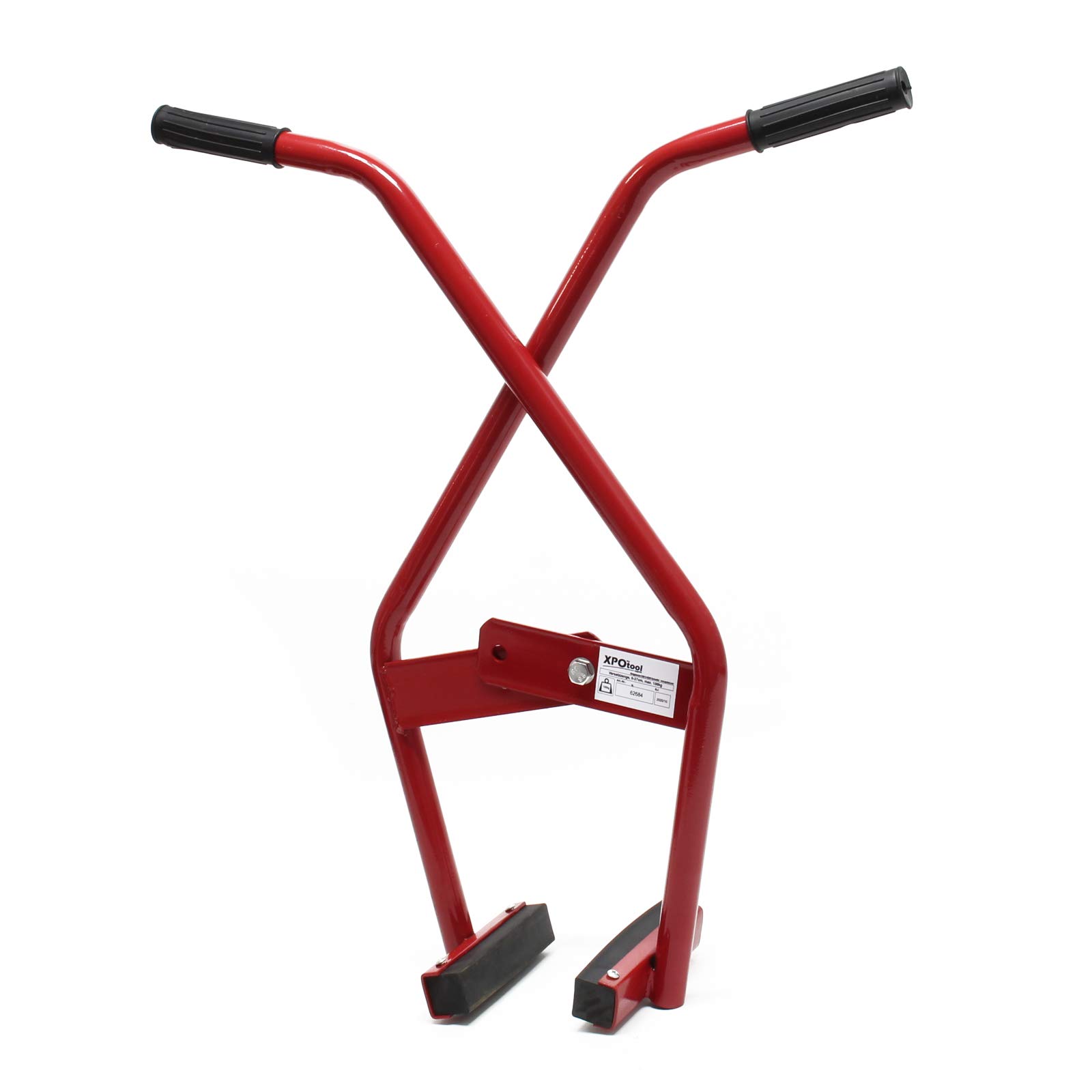 Wiltec Chwytak brukarski do kostki i płyt betonowych 100 kg, narzędzia brukarskie z regulacją szczęk 0-37 cm, stalowe szczypce do kostki brukowej