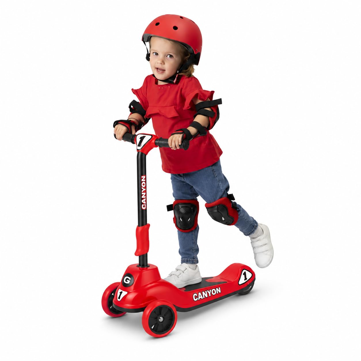YEE Run Trottinette Enfant Pliable Lumières LED 3 Hauteurs YEE Run Trottinette Enfant Pliable Lumières LED 3 Hauteurs