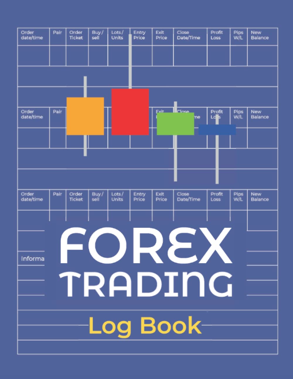 Forex Trading Log Book: FX Trade Journal and Logbook For Currency Trading. Foreign Exchange Notebook and Stock Market Investment Tracker for Investors to Record their Trades and their Strategies.