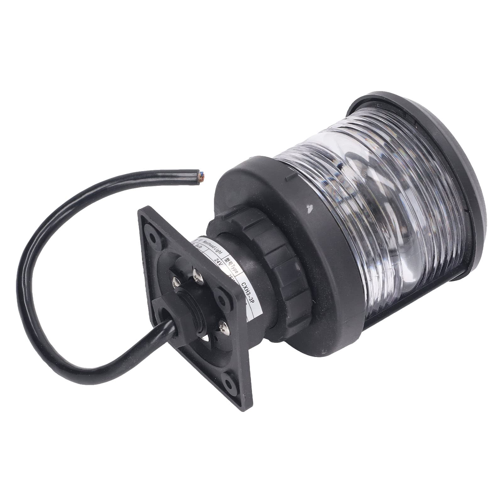 Luce Marina per Testa D'albero a LED a Bassa Potenza 25 W Impermeabile per Barche Sotto i 12 M Realizzata in Resistente PC PA GF e Lega di Rame