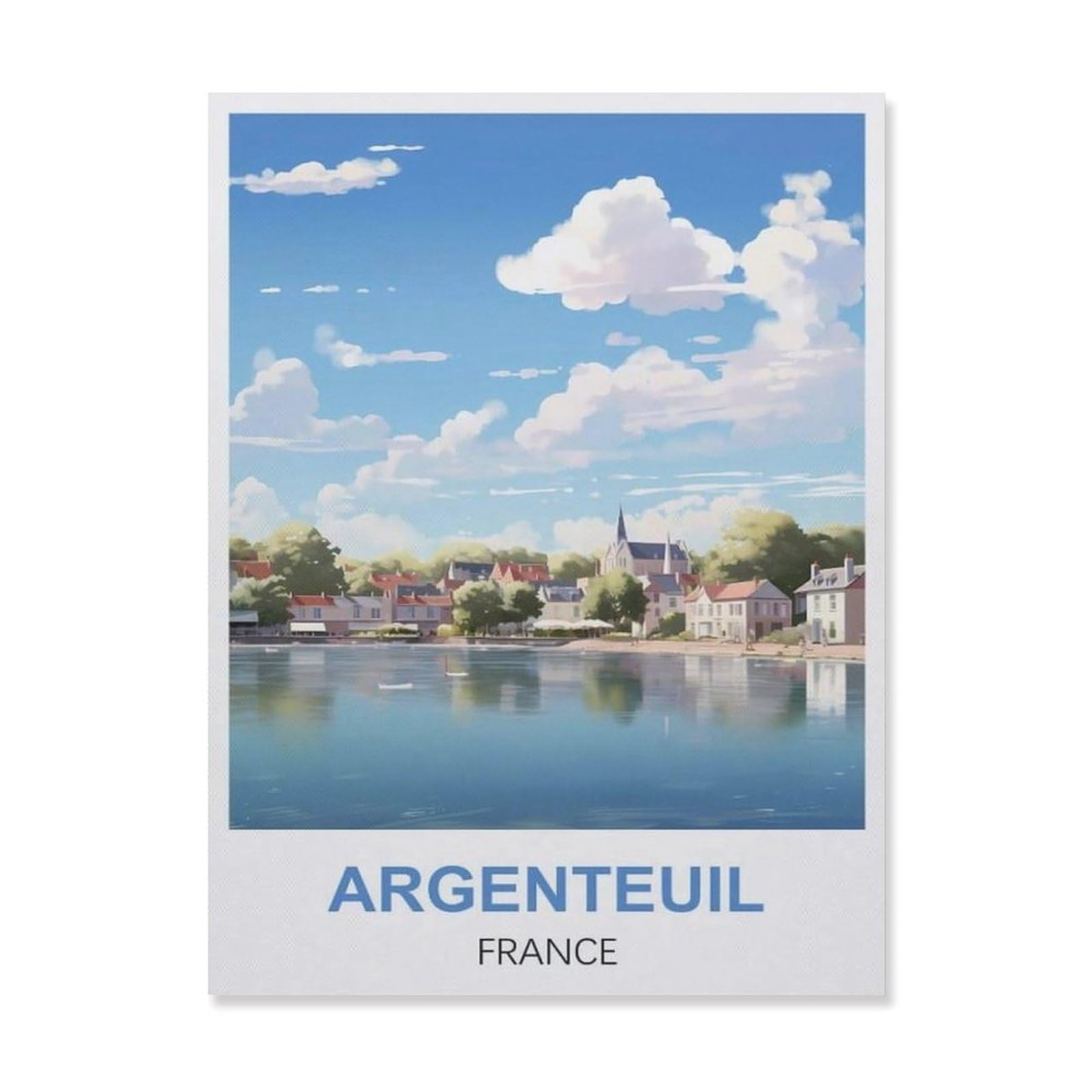 Metal Signs，Argenteuil France(20x30cm）