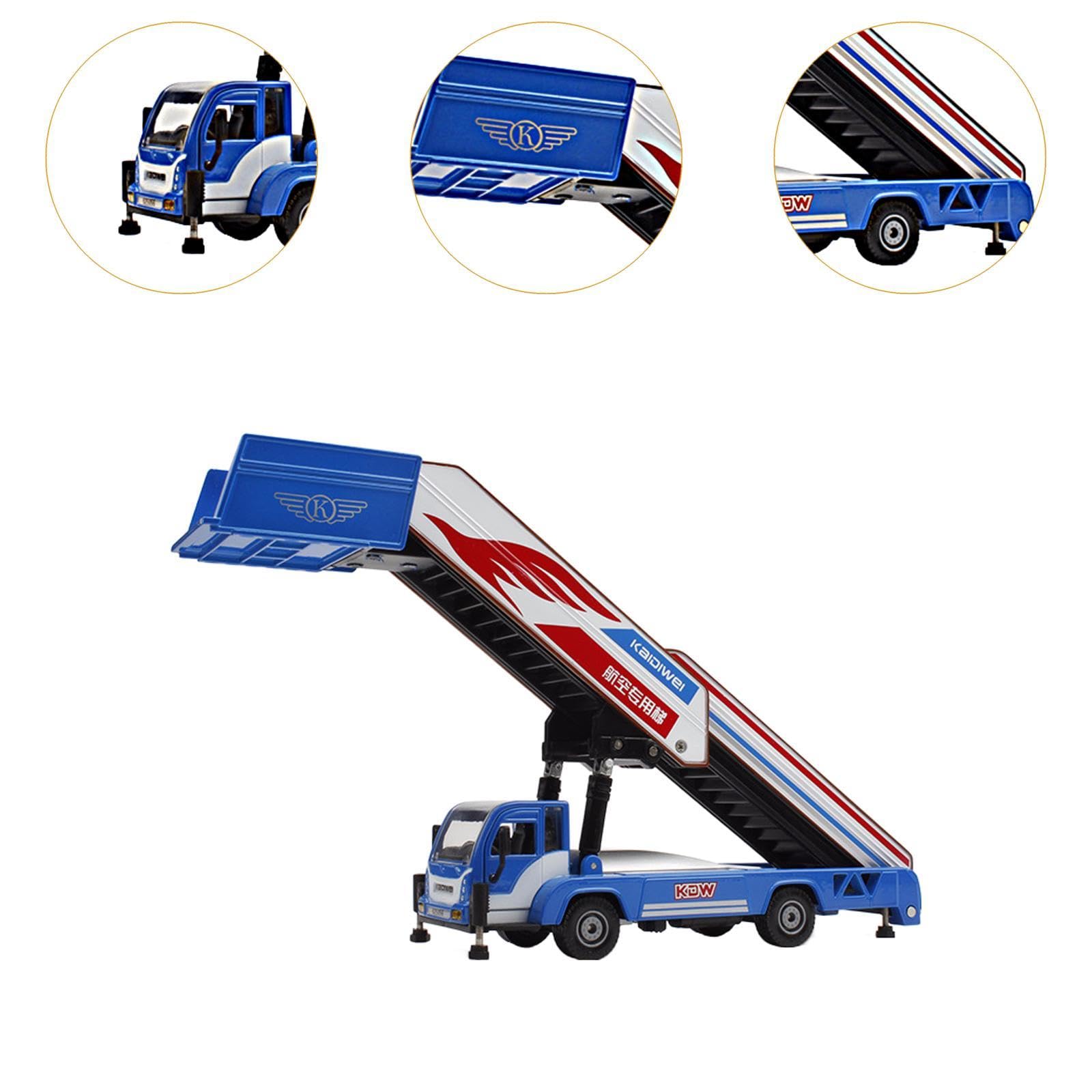 Spielzeugauto Modell Im Maßstab 1:43, Realistischer Transporter LKW, Faltbar, Aus Metallguss, für Jungen Im Alter von 3 bis 8 Jahren, Blau