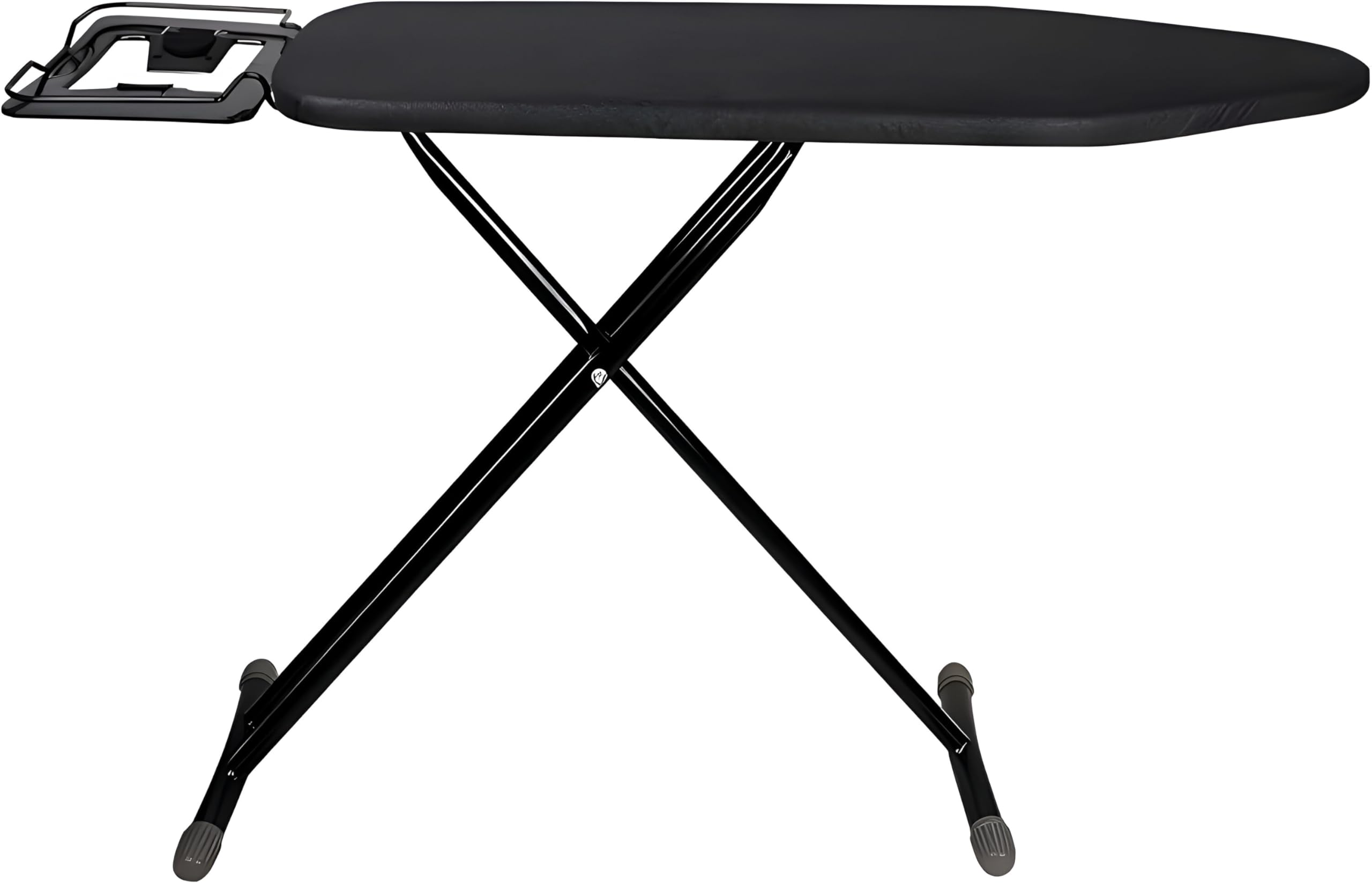 Ironing Board 110x30cm, Adjustable Height, Double Felt Sheet with Jumbo Slicone Paded Iron Rest, Heavy Duty 32mm and 25mm Metal Frame, Space-Saving for Home, Laundry Room, Dorm Use