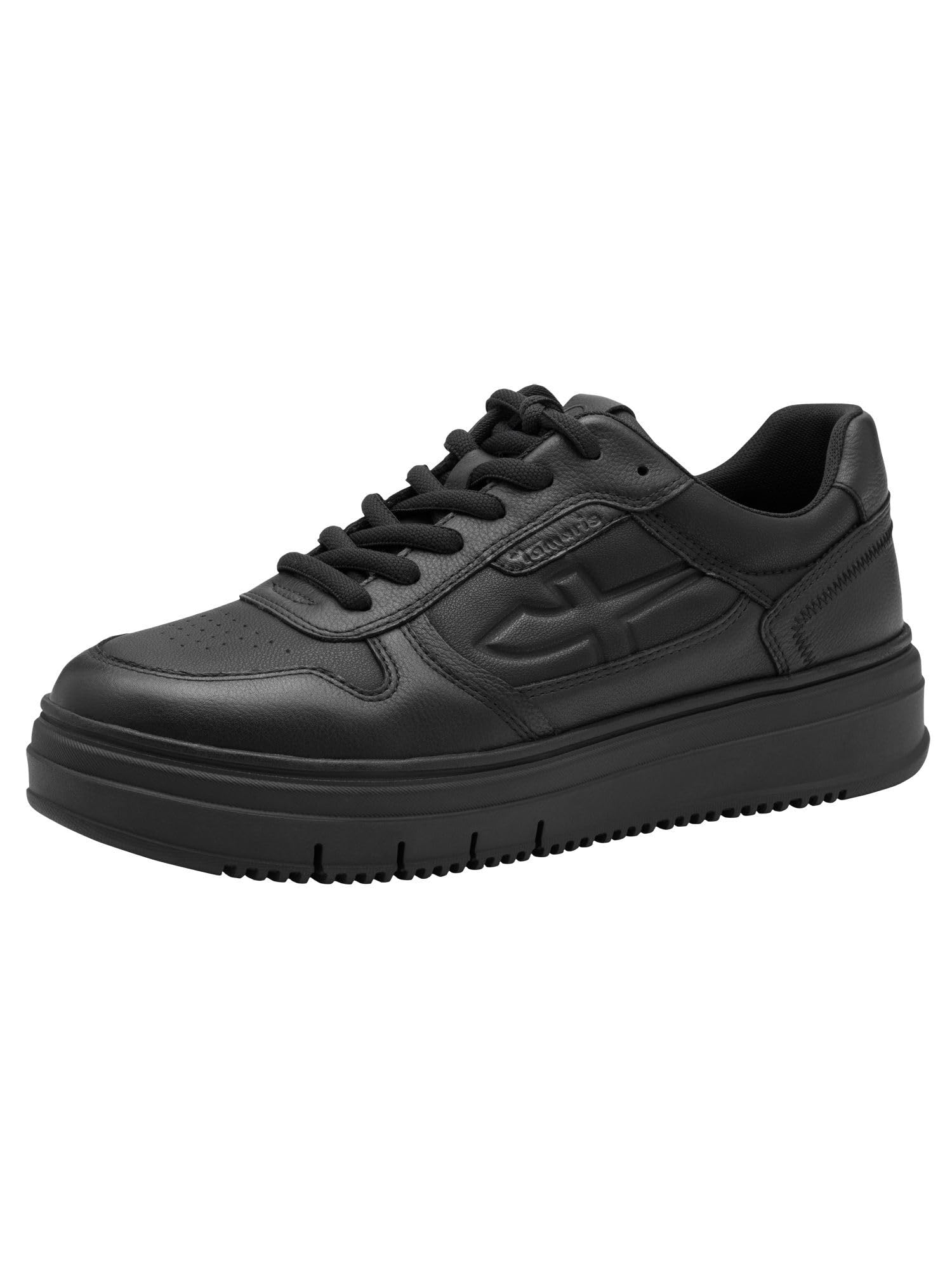 Tamaris Women's Low 1-23746-43 Trainers, Black Uni, 41 EU, Plain Black, 8 UK