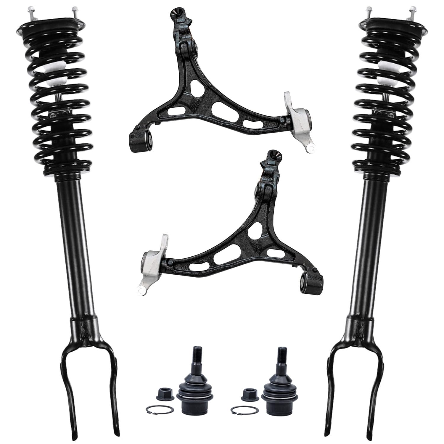 Detroit Axle - RWD 6pc Front End Suspension Kit for 2011-2015