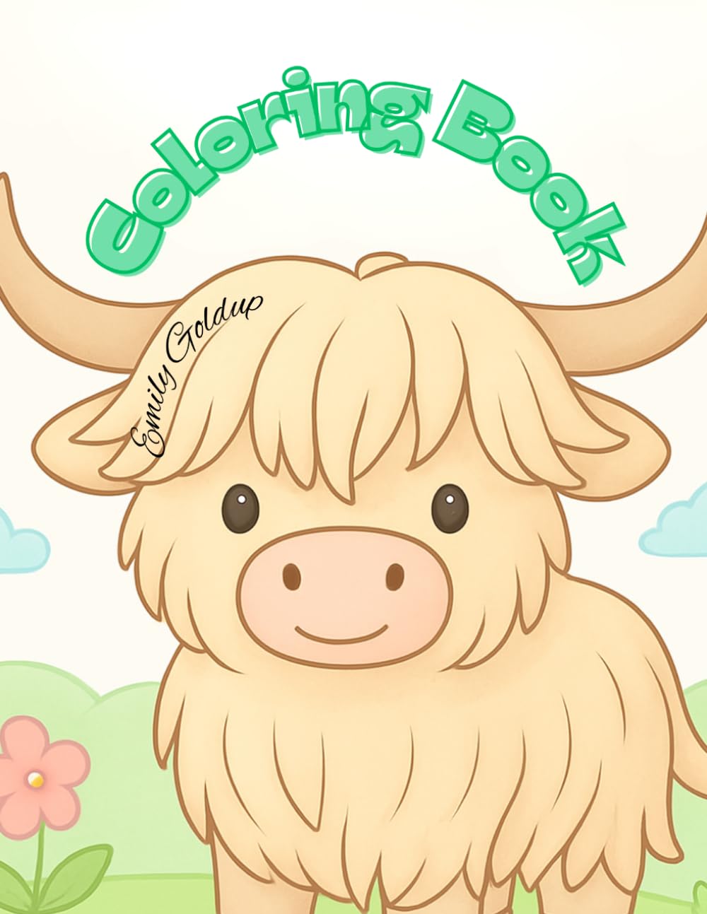 Highland Cow Coloring Book