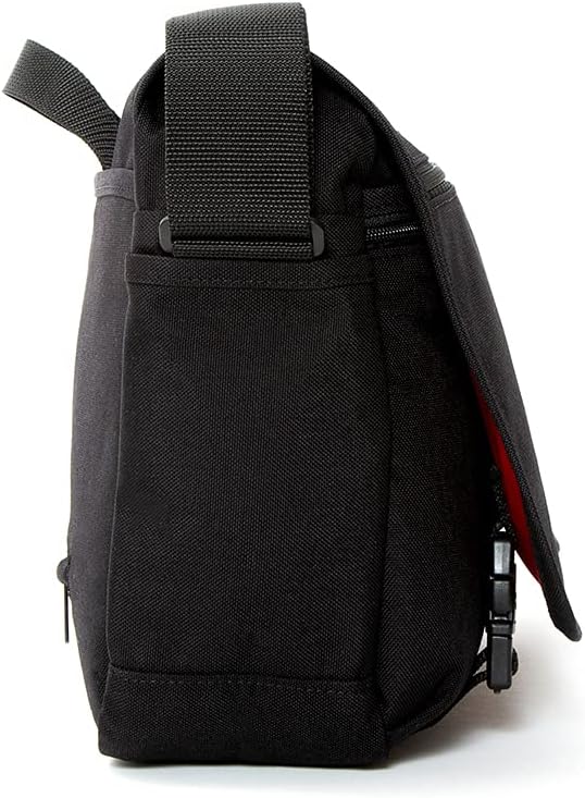 Manhattan Portage DELANCY SHOULDER BAG LARGE, BLACK