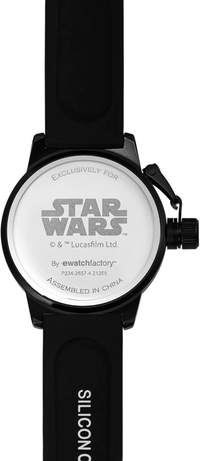 Star Wars Adult Crown Protector Analog Quartz Rubber Strap Watch