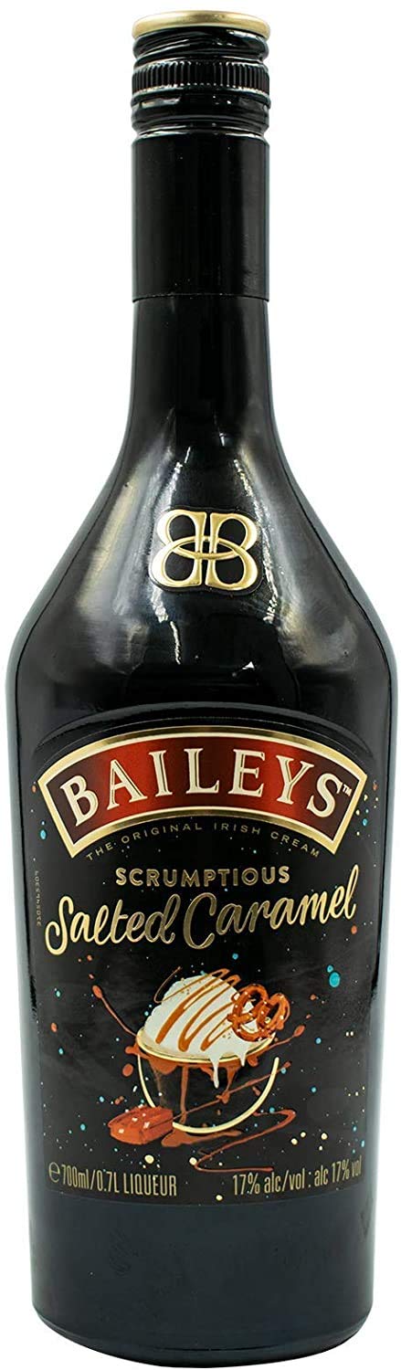 Bailey's Salted Caramel, Irish Cream Likör, Sahnelikör mit Karamell und einem Hauch Salz (6x 0.7 l)