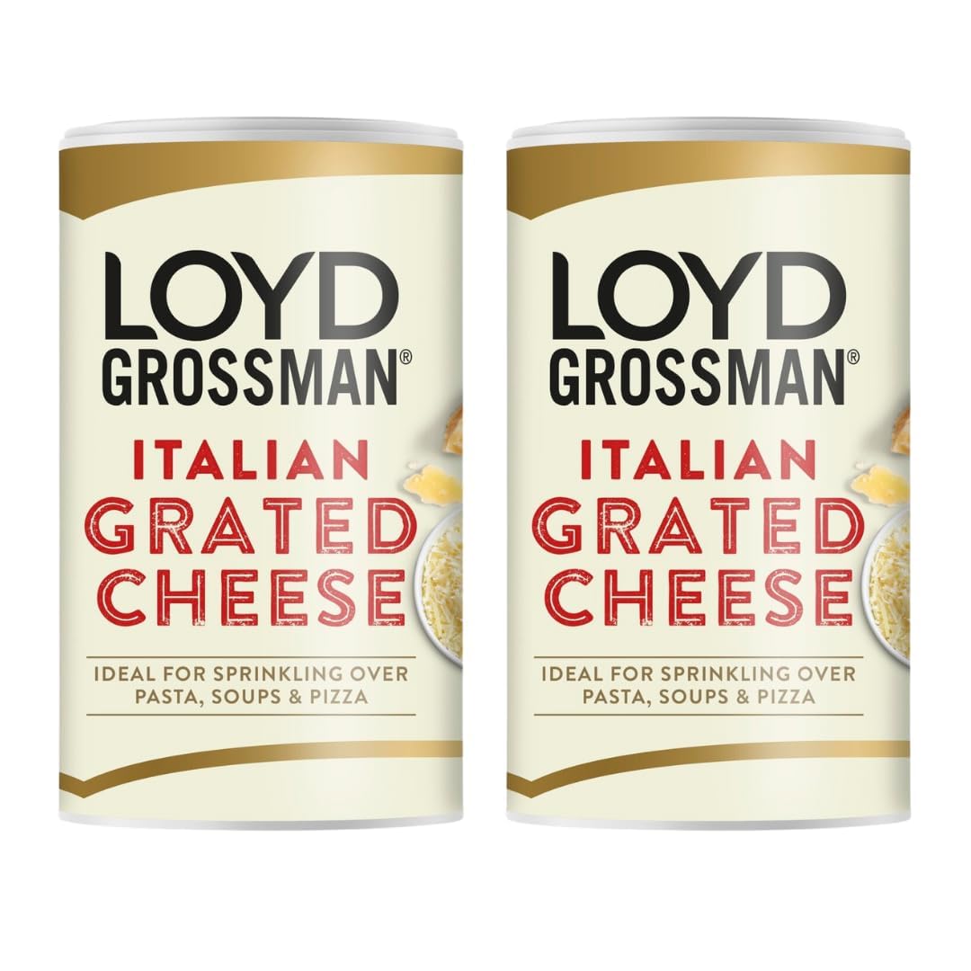 Cheese Sprinkler Bundle Consisting of Grossman Italian Grated Cheese 80g (2 Pack)
