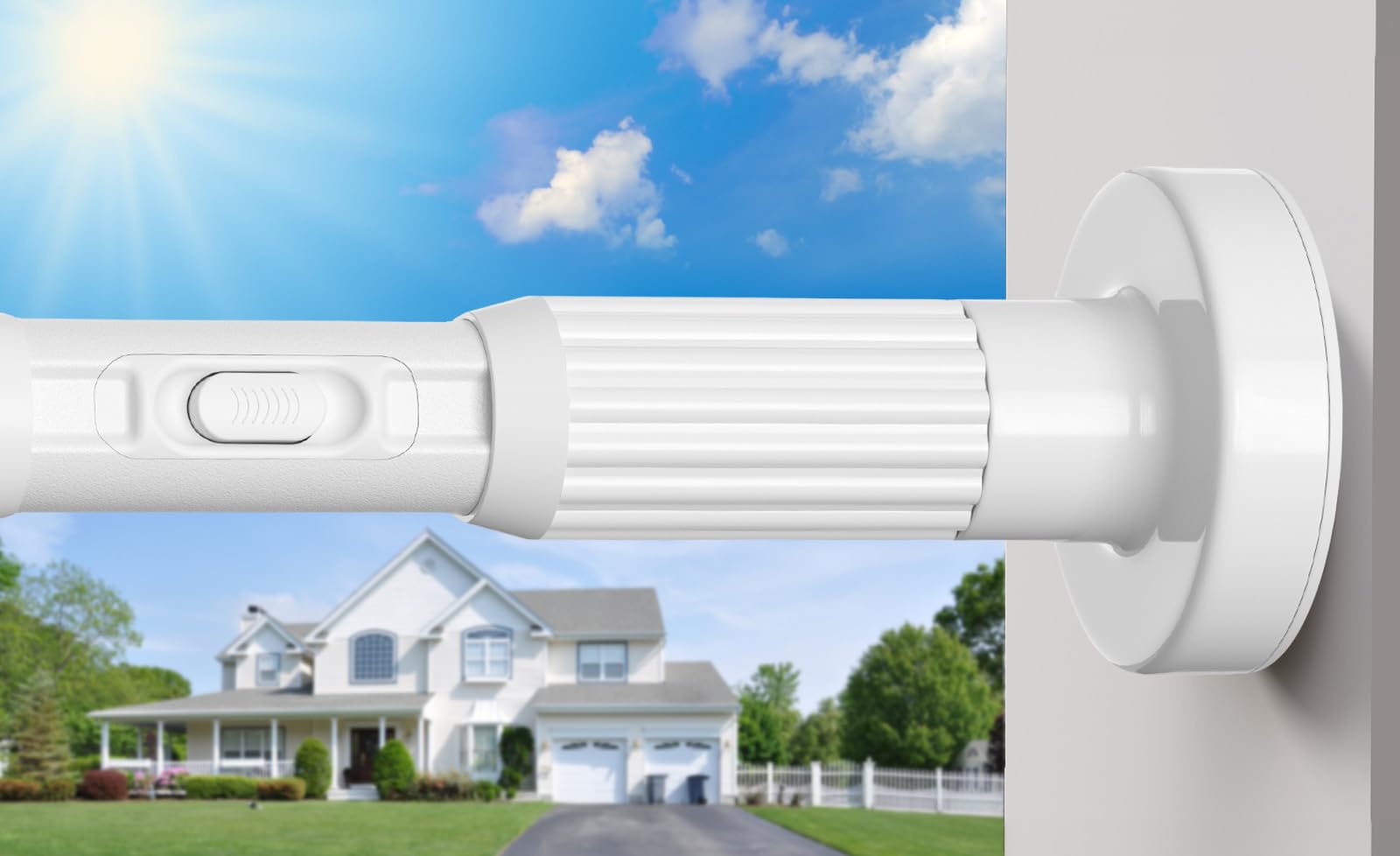 MEXAU Extra Long Tension Curtain Rod
