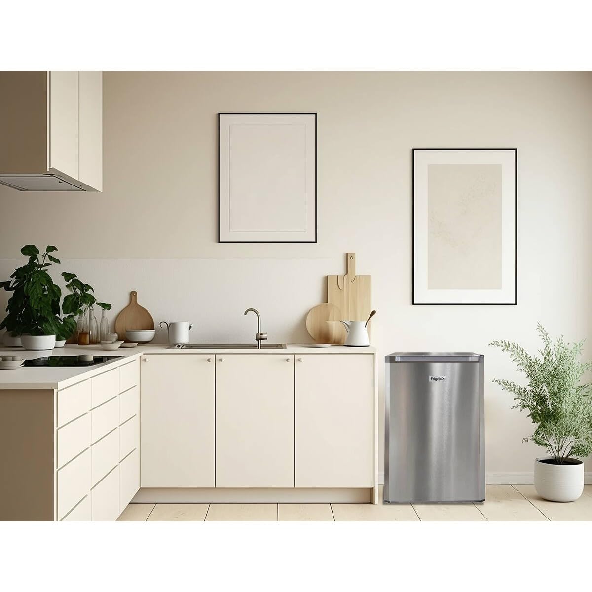 Frigelux RTT127XE Top Silver - Mesa para frigorífico (120 L), color plateado