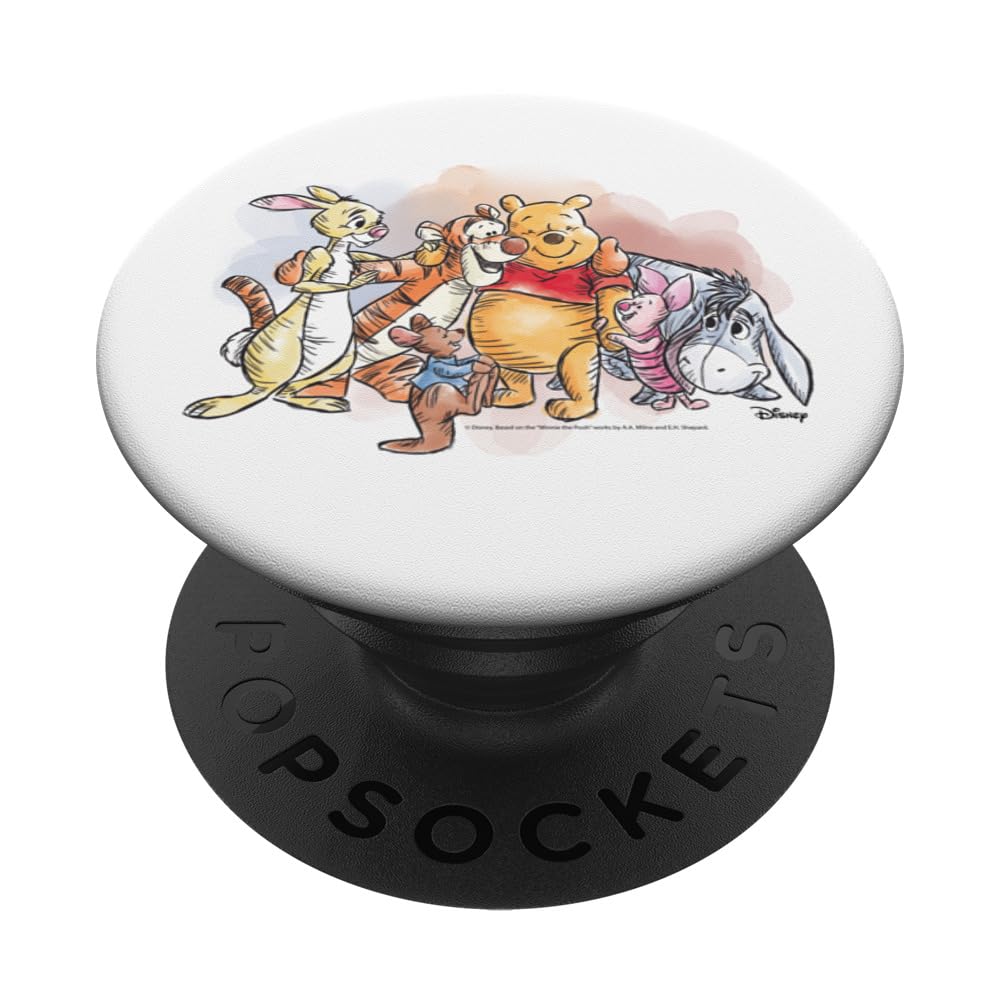 Winnie The Pooh - Watercolor PopSockets Adhesive PopGrip